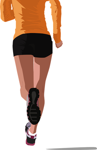 photo of woman running